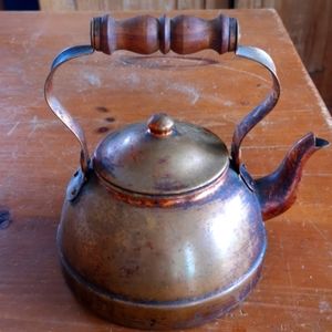 Vintage 1 liter Cooper/wood boiler